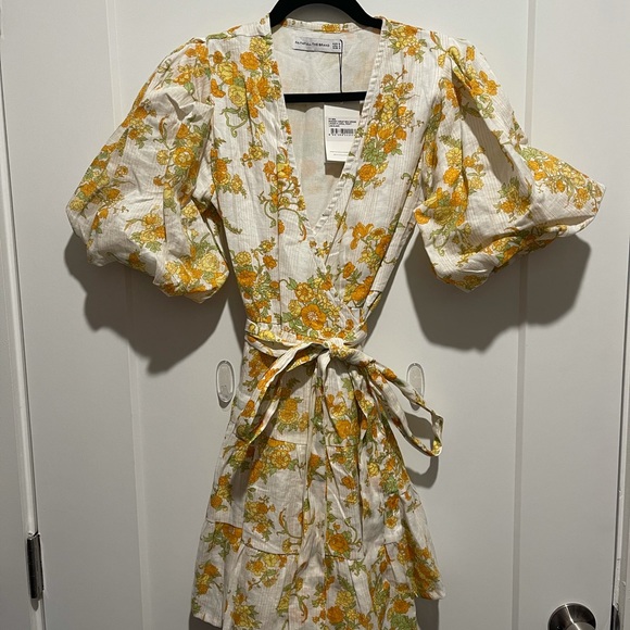 Faithful the Brand Rooney Wrap Mini Dress US 4/AU 8/S - Picture 4 of 5